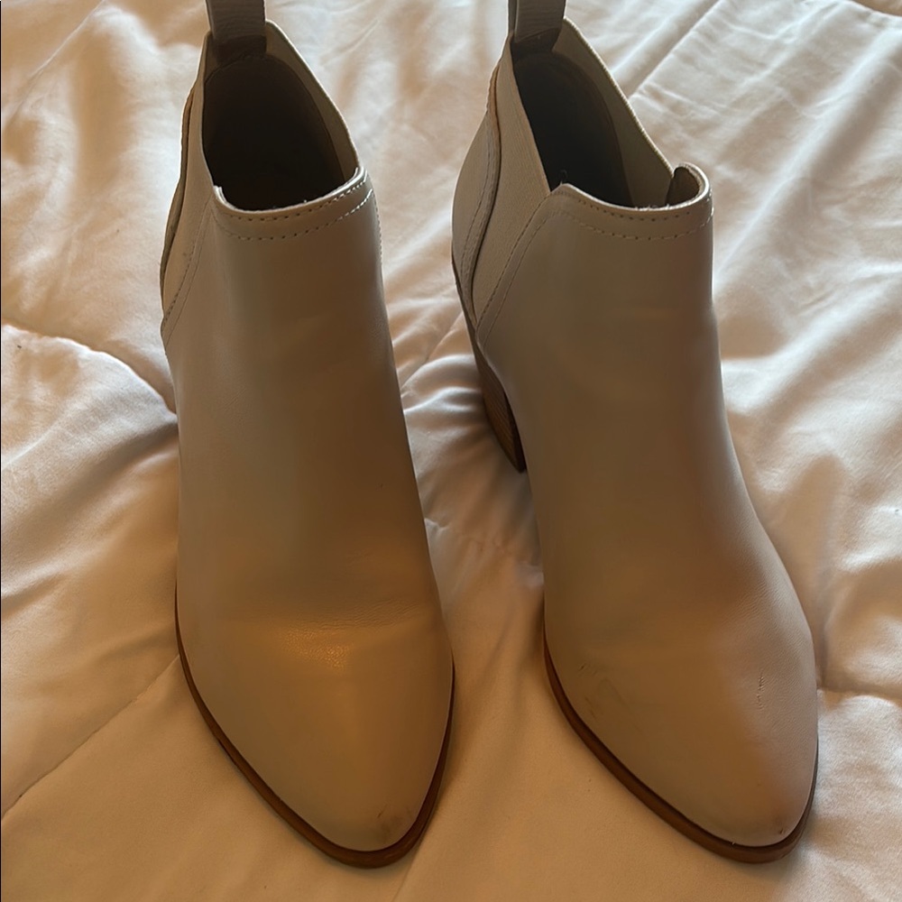 Women's Dolce Vita Cream Ankle Boots